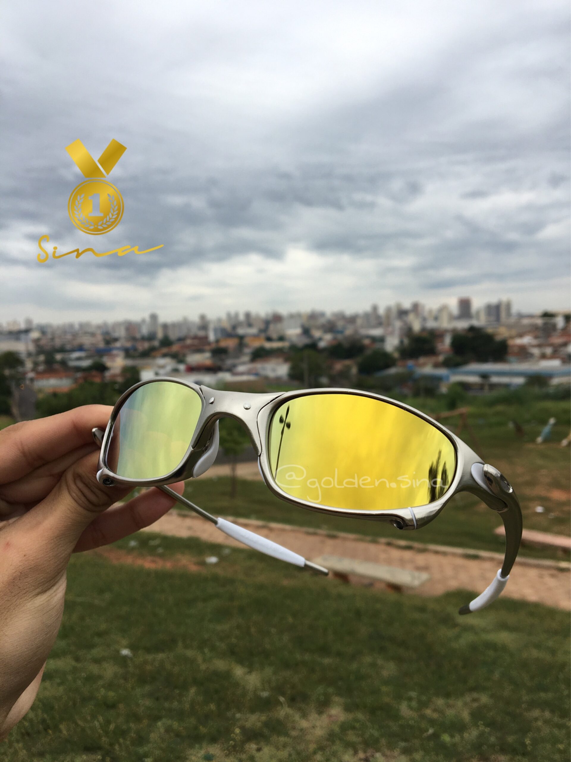 Óculos Juliet 24K Gold - X Plasma Dourada